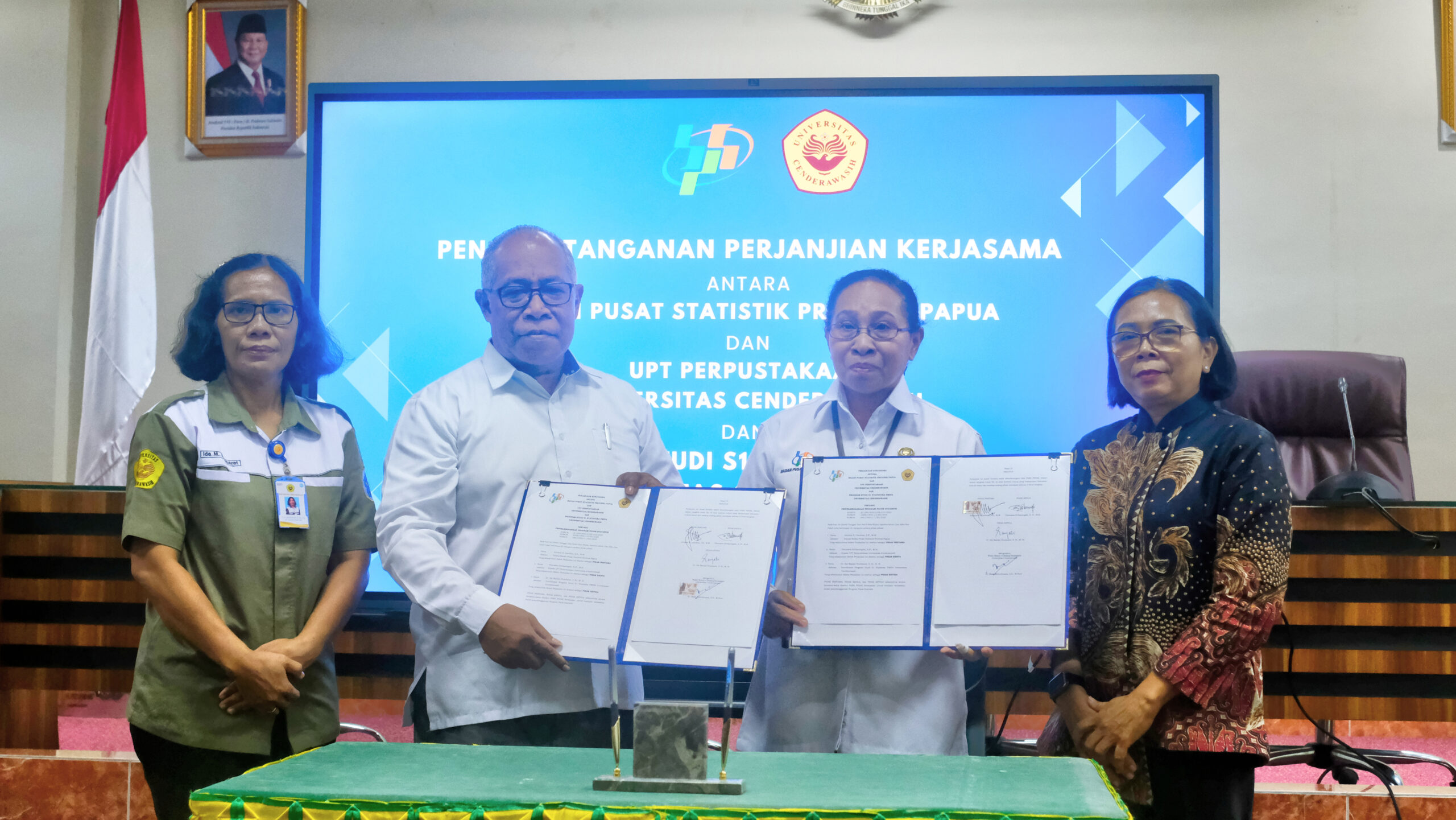 You are currently viewing Kerjasama Strategis BPS-Uncen Diperkuat: Tingkatkan Literasi Data dan Kualitas Pendidikan Statistika di Papua